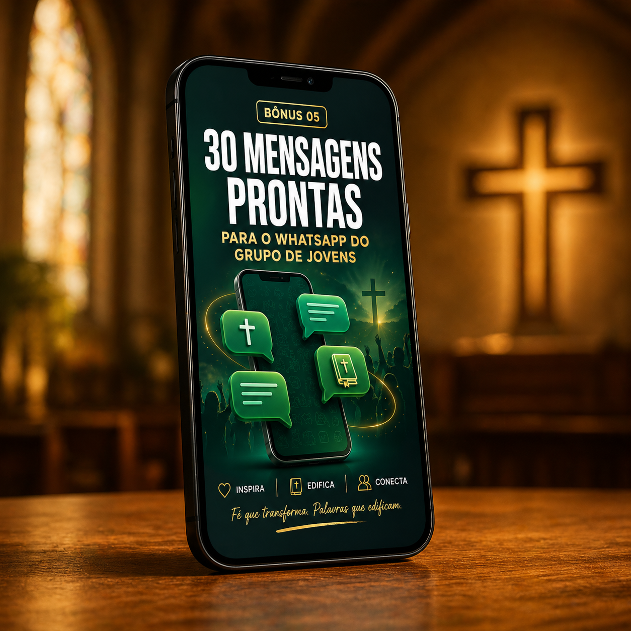 Bônus 5 — 30 Mensagens prontas para WhatsApp